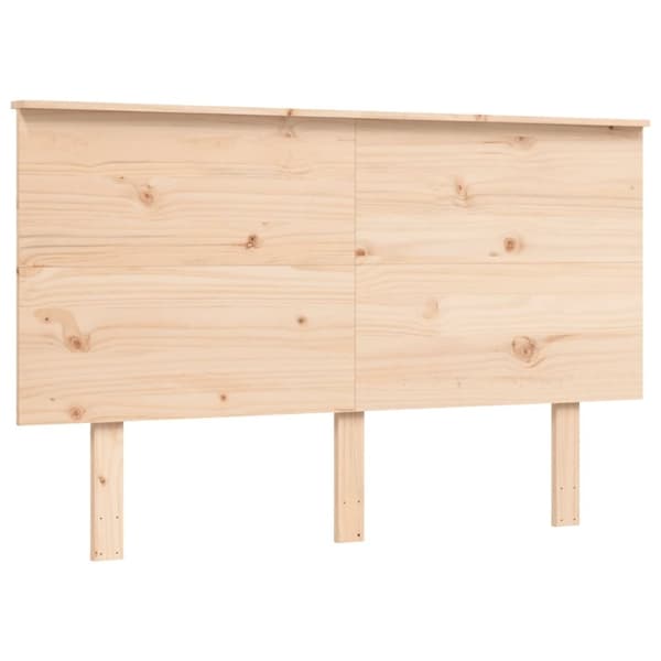 vidaXL Sengeramme med hodegavl 4FT small double heltre