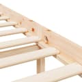 Miniatyrbilde 11 av 11: vidaXL Sengeramme med hodegavl 4FT small double heltre