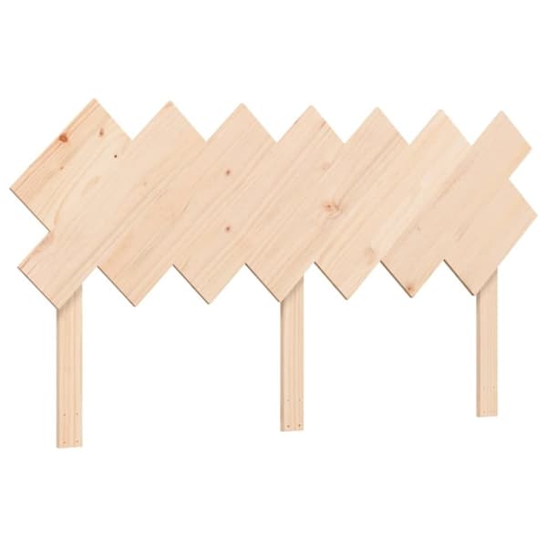 vidaXL Sengeramme med hodegavl 140x190 cm heltre