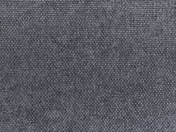 Seng med ramme grå 180 x 200 cm polstret hovedgærde sorte metalben moderne stil
