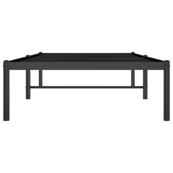 vidaXL Metallinen sängynrunko musta 80x200 cm