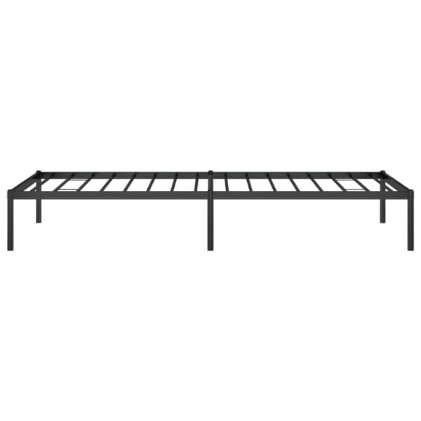 vidaXL Metallinen sängynrunko musta 80x200 cm
