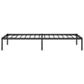 Miniatyrbillede 5 af 7: vidaXL sengeramme 75x190 cm metal sort