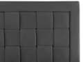 Miniatyrbillede 7 af 10: Seng Sort Velour 180 x 200 cm Moderne To Mands Seng Flettet Sengegavl Dobbeltseng Sengeramme Retro Design Metalben
