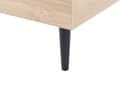 Miniatyrbilde 10 av 11: Sengeramme Mørkegrå 160 x 200 cm Polstret sengegavl MDF-ramme Metallben Moderne design Soverom Dobbeltseng