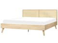 Miniatyrbilde 1 av 10: Seng Lyst tre Rotting 180 x 200 cm Sengeramme med lameller Moderne Boho Dobbeltseng Soverom
