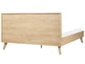 Miniatyrbilde 6 av 10: Seng Lyst tre Rotting 160 x 200 cm Sengeramme med lameller Moderne Boho Dobbeltseng Soverom