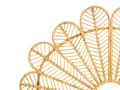 Miniatyrbillede 7 af 10: Seng Lyst Rattan 160 x 200 cm Moderne Dobbeltseng Boho Flet Træseng Sengegavl To Mands Seng Lav Sengeramme Minimalistisk Design