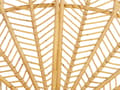 Miniatyrbillede 8 af 10: Seng Lyst Rattan 160 x 200 cm Moderne Dobbeltseng Boho Flet Træseng Sengegavl To Mands Seng Lav Sengeramme Minimalistisk Design