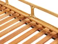 Miniatyrbillede 9 af 10: Seng Lyst Rattan 160 x 200 cm Moderne Dobbeltseng Boho Flet Træseng Sengegavl To Mands Seng Lav Sengeramme Minimalistisk Design