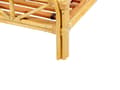 Miniatyrbillede 10 af 10: Seng Lyst Rattan 160 x 200 cm Moderne Dobbeltseng Boho Flet Træseng Sengegavl To Mands Seng Lav Sengeramme Minimalistisk Design