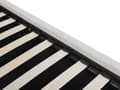Miniatyrbild 8 av 11: Dubbelsäng Schäslong Off-White Sammet 160x200 cm Stoppad Ram Mjuk Förvaring Mysig Sovrum Modern