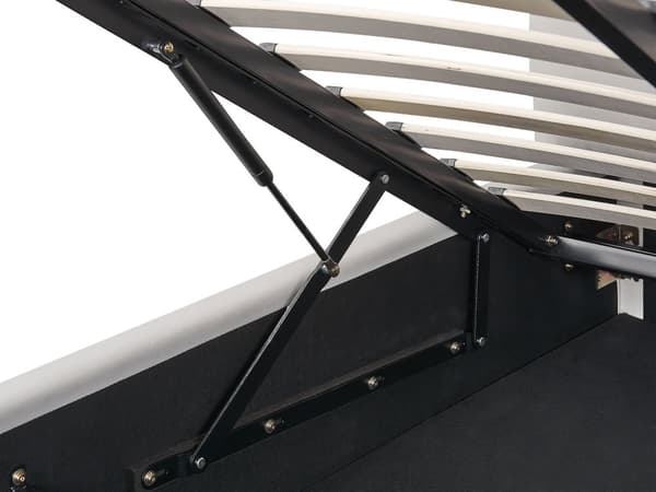 Dubbelsäng Schäslong Off-White Sammet 160x200 cm Stoppad Ram Mjuk Förvaring Mysig Sovrum Modern