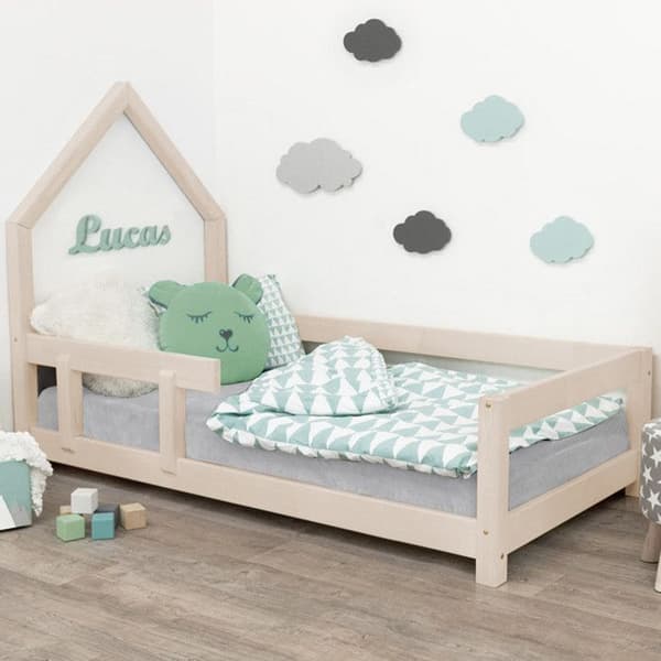 POPPI barnhyttsäng 80 x 180 beige 2