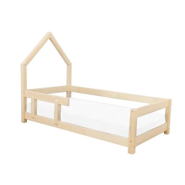 POPPI barnhyttsäng 80 x 180 grå 2