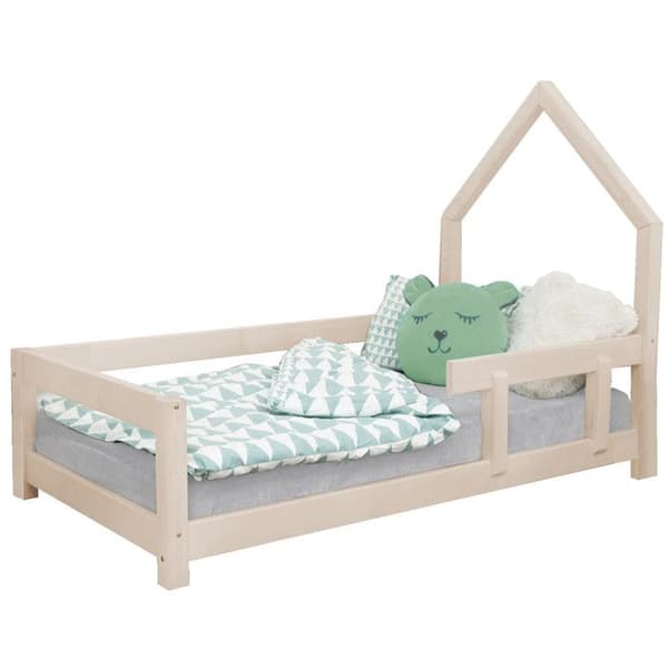 POPPI barnhyttsäng 90 x 200 beige 1