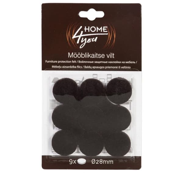 Huopatarra D28mm x 9kpl, musta