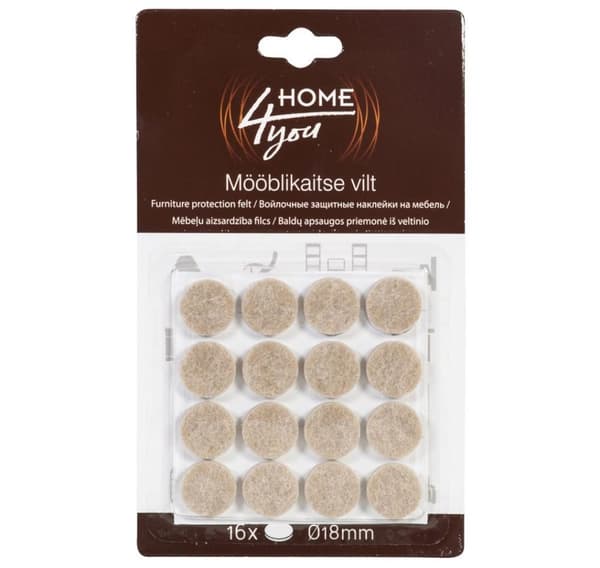 Huopatarra D18mm x 16kpl, beige