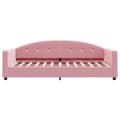 Miniatyrbillede 2 af 8: vidaXL daybed 90x200 cm velour pink