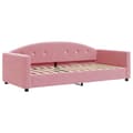 Miniatyrbillede 1 af 8: vidaXL daybed 90x200 cm velour pink