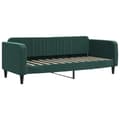 Miniatyrbillede 2 af 8: vidaXL daybed 80x200 cm velour mørkegrøn