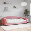 Miniatyrbillede 8 af 8: vidaXL daybed 100x200 cm velour pink