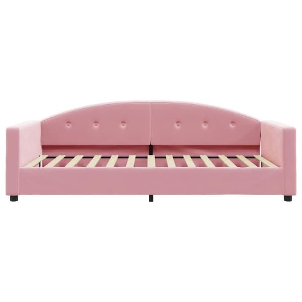 vidaXL daybed 100x200 cm velour pink