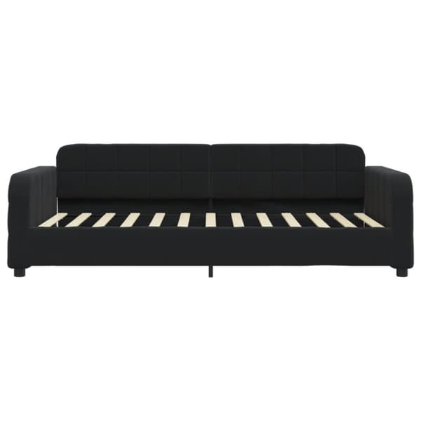 vidaXL Dagbädd svart 100x200 cm sammet