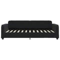 Miniatyrbillede 3 af 8: vidaXL daybed 100x200 cm velour sort