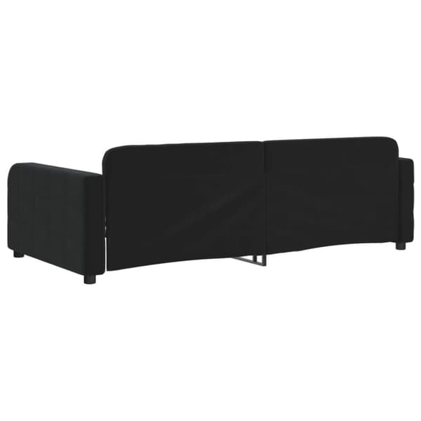 vidaXL daybed 90x200 cm velour sort