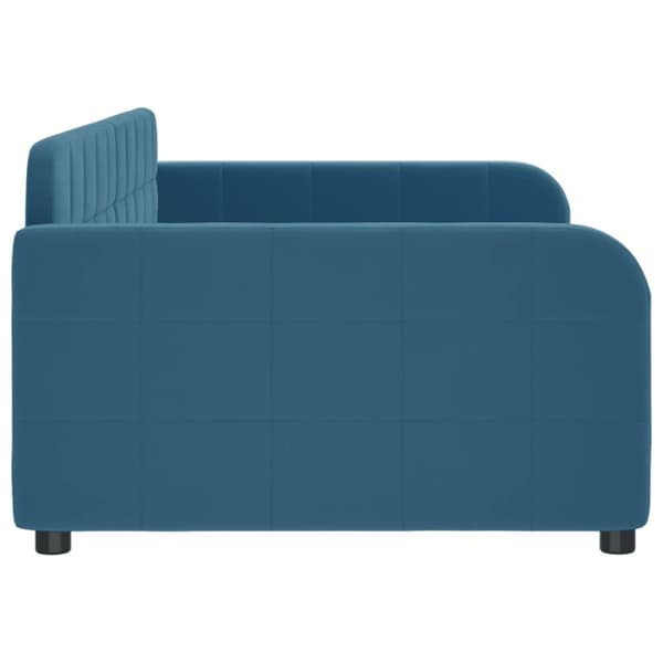 vidaXL Dagbädd blå 90x200 cm sammet