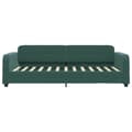 Miniatyrbillede 3 af 8: vidaXL daybed 80x200 cm velour mørkegrøn