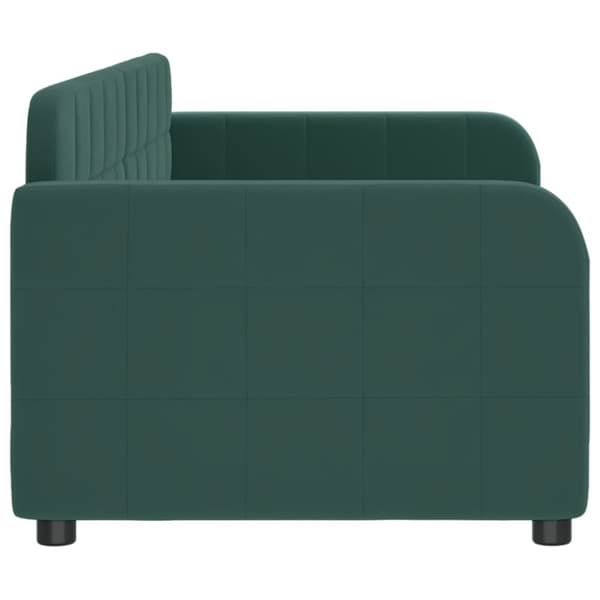 vidaXL Dagbädd mörkgrön 80x200 cm sammet