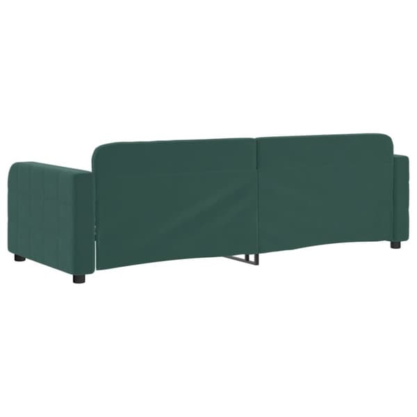 vidaXL Dagbädd mörkgrön 80x200 cm sammet