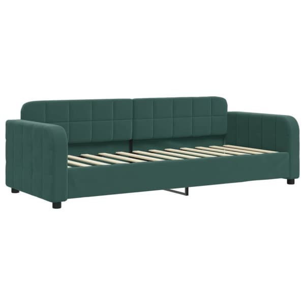vidaXL Dagbädd mörkgrön 80x200 cm sammet