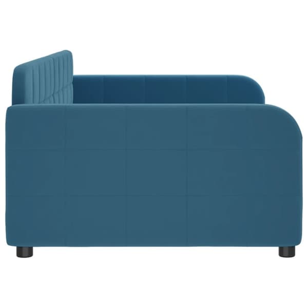 vidaXL Dagbädd blå 100x200 cm sammet