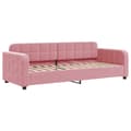 Miniatyrbillede 2 af 8: vidaXL daybed 80x200 cm velour pink