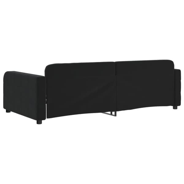 vidaXL daybed 90x190 cm velour sort