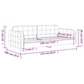 Miniatyrbillede 8 af 8: vidaXL daybed 90x190 cm velour sort