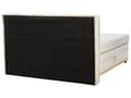 Miniatyrbillede 6 af 11: Kontinentalseng Beige Polstret Polyester 160 x 200 cm Dobbeltseng Komfortabel Quiltet To Mands Seng med Opbevaring