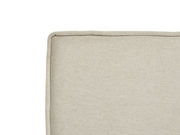 Kontinentalseng Beige Polstret Polyester 160 x 200 cm Dobbeltseng Komfortabel Quiltet To Mands Seng med Opbevaring