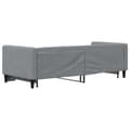 Miniatyrbillede 4 af 11: vidaXL daybed med udtræk 80x200 cm stof lysegrå