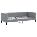 Miniatyrbillede 5 af 11: vidaXL daybed med udtræk 80x200 cm stof lysegrå