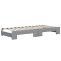 Miniatyrbillede 7 af 11: vidaXL daybed med udtræk 80x200 cm stof lysegrå