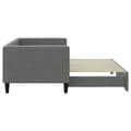 Miniatyrbillede 3 af 11: vidaXL daybed med udtræk 80x200 cm stof mørkegrå