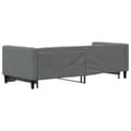 Miniatyrbillede 4 af 11: vidaXL daybed med udtræk 80x200 cm stof mørkegrå