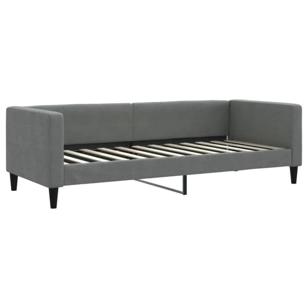 vidaXL daybed med udtræk 80x200 cm stof mørkegrå