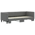 Miniatyrbillede 2 af 11: vidaXL daybed med udtræk 80x200 cm stof mørkegrå
