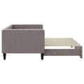 Miniatyrbillede 3 af 11: vidaXL daybed med udtræk 80x200 cm stof gråbrun