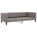 Miniatyrbillede 5 af 11: vidaXL daybed med udtræk 80x200 cm stof gråbrun